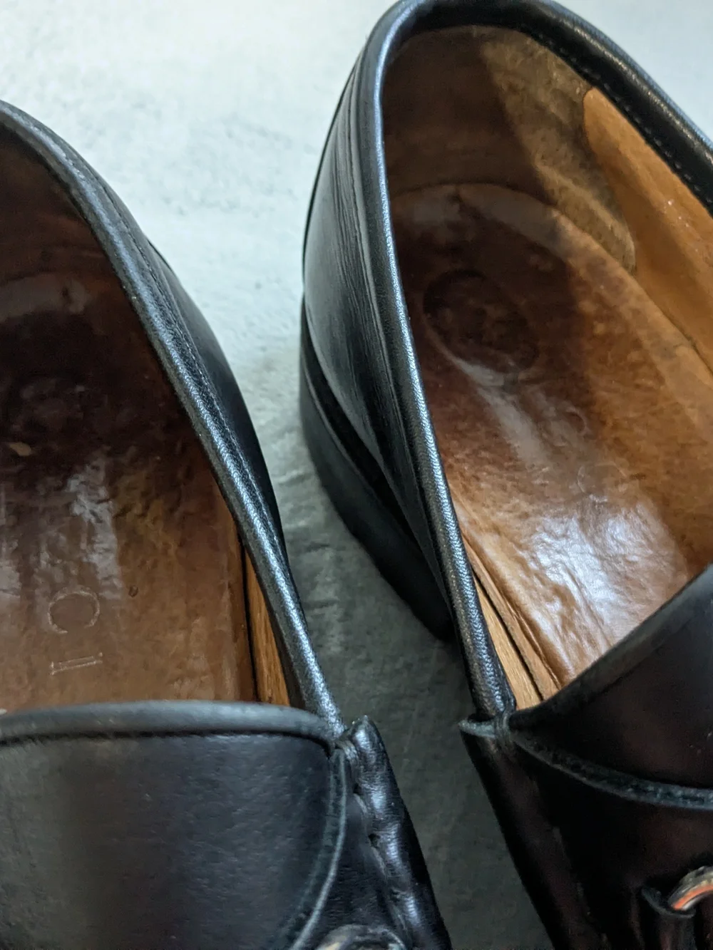 Gucci Classic Black Leather Men's Horsebit Loafers US 8.5